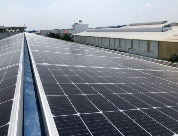 DỰ ÁN ĐIỆN NĂNG LƯỢNG MẶT TRỜI NHÀ MÁY WORLD VINA - LONG THÀNH